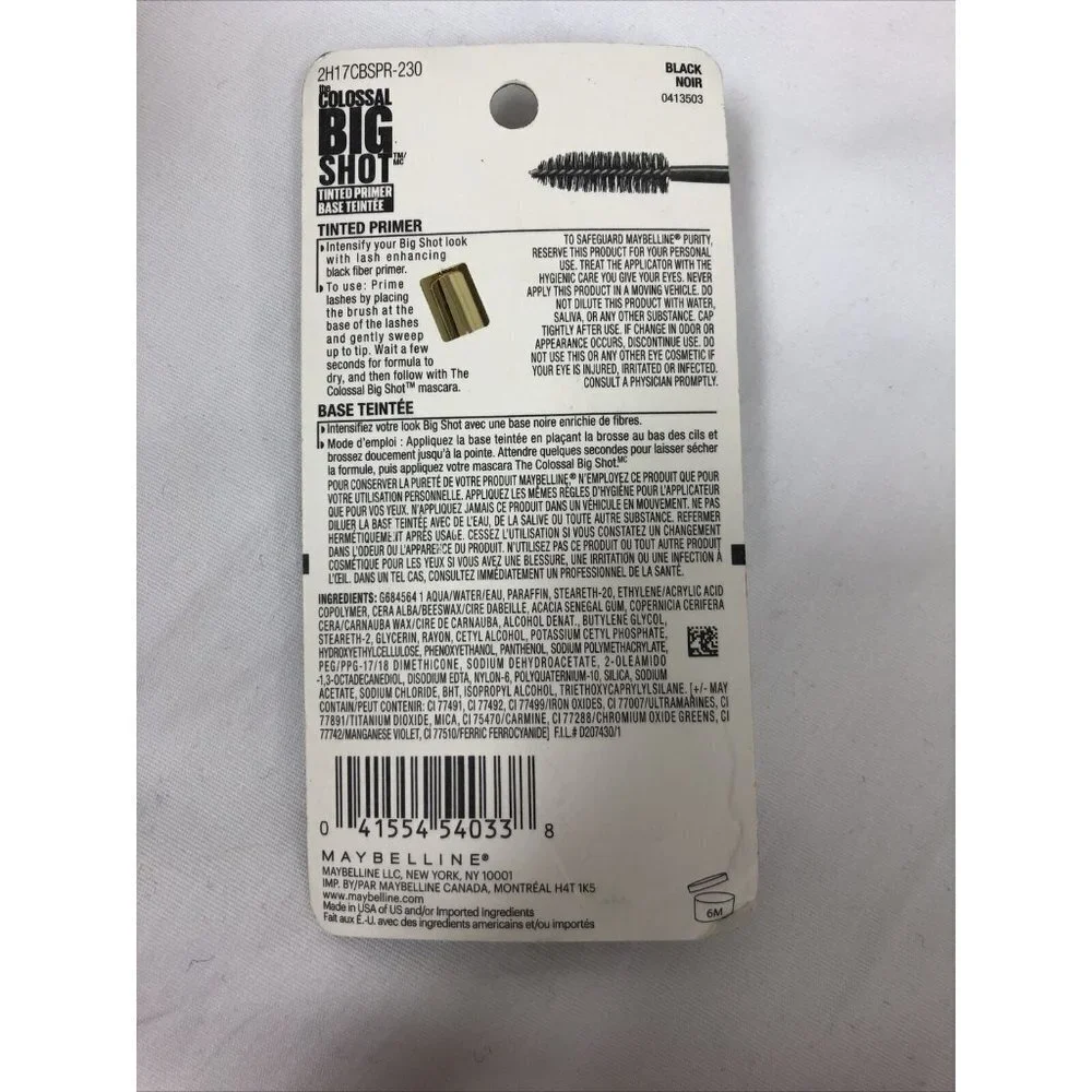Maybelline The Colossal Big Shot Eyelash Tinted Primer # 230 Black